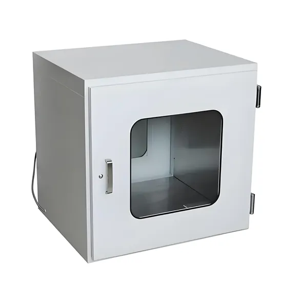 Clean Room Internal 50*50 Electronic Interlock Stainless Steel Pharmaceutical Pass Box for Lab Pb-PMI50